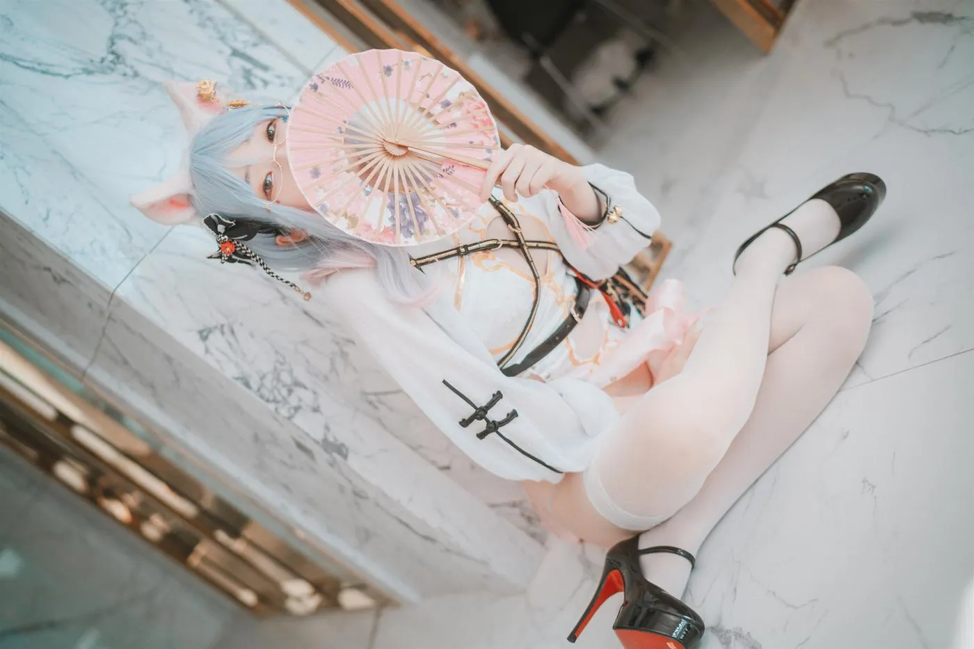 Bambi밤비 – NO.86 [DJAWA] Le Chat Porte un Qípáo [87P]插图5